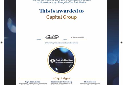 🏆 WINNER - Training and Safety at Sea Award 🏆