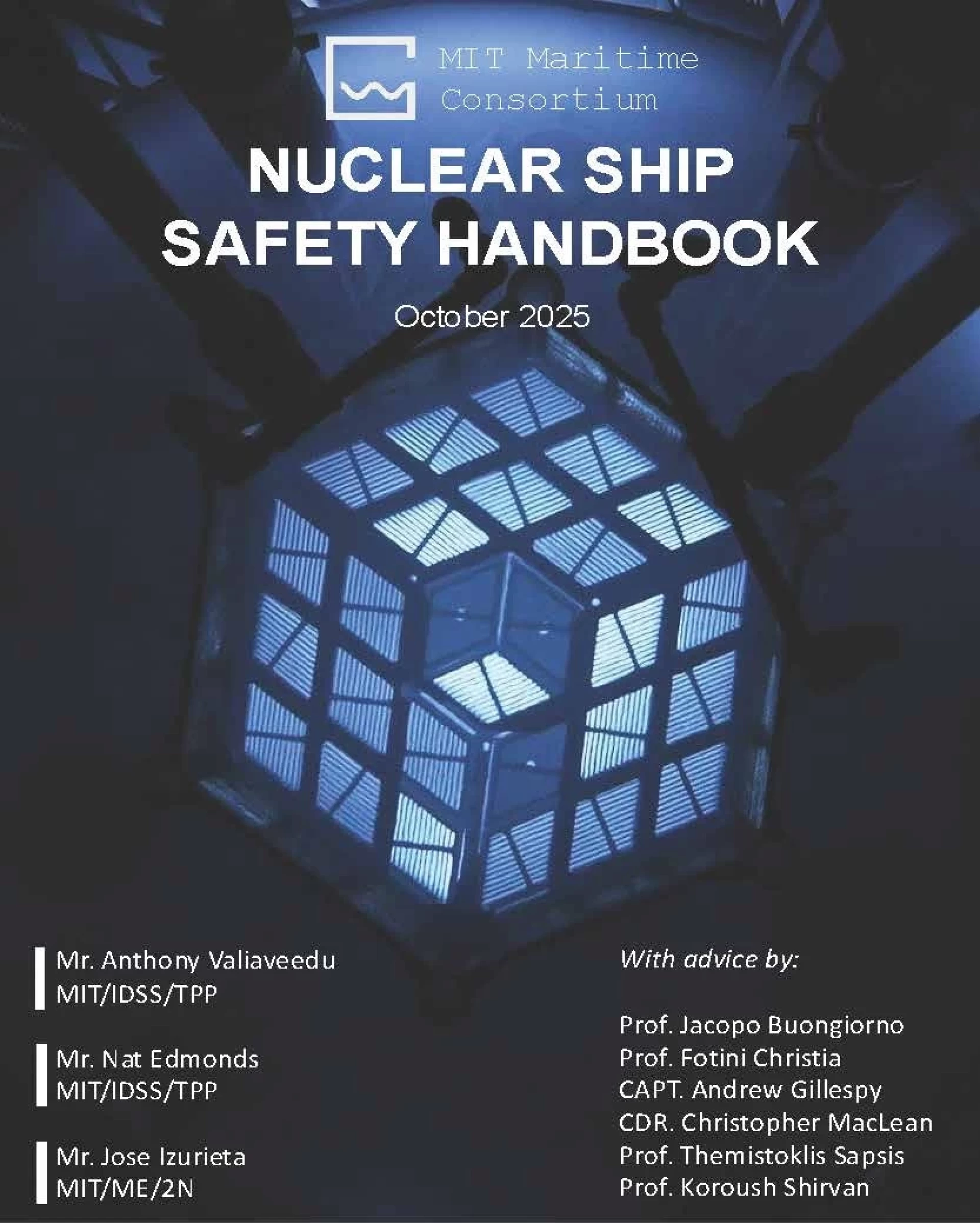 MIT Maritime Consortium releases “Nuclear Ship Safety Handbook”